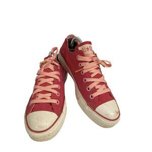 Converse All Star unisex size Men 5.5 Women 7.5 Pink Canvas Sneakers Shoes